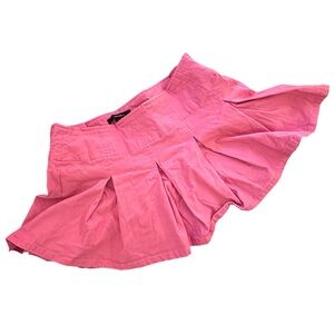 Pink Women's Pleated Skort
